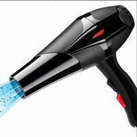 Sèche-cheveux 2400W, sèche-cheveux de salon, ions négatifs, sèche-cheveux électrique, vente directe d'usine, 2 vitesses et 3 températures