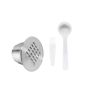 <span class=keywords><strong>Capsules</strong></span> de café réutilisables en acier inoxydable 304 pour filtration expresso, compatibles <span class=keywords><strong>Nespresso</strong></span>, Dgtsnes-3 - Product Image 2