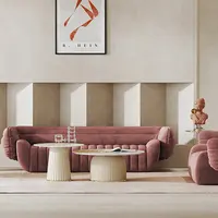 Sofá de lujo para sala de estar, mueble de estilo personalizado