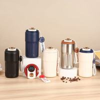 Bouteille Thermos Isotherme à Double Paroi Kecolove 500ml, Personnalisable pour le Commerce de Gros, avec Affichage de Température, Cadeau de Bureau pour Café