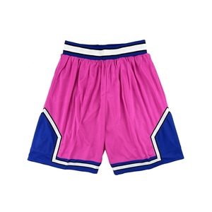 Shorts de basketball JustDon brodés en gros – Modèle uni pour hommes, en maille, pour le sport - Product Image 4
