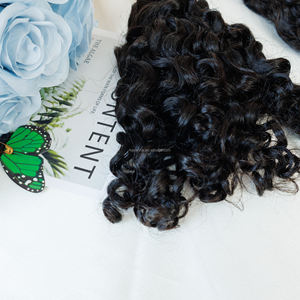 Venta al por Mayor de Paquetes de Cabello BC 100% Sin Procesar, Hechos a Mano, Sin Trama, Cabello Humano Birmano Rizado, Cabello Remy al por Mayor para Mujeres - Product Image 4