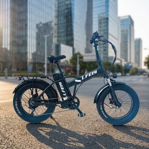Bicicleta Eléctrica Plegable de 20 Pulgadas con Batería de 15AH, Motor Trasero sin Escobillas, Cuadro de Acero, 7 Velocidades, 48V, Frenos de Disco - Product Image 2