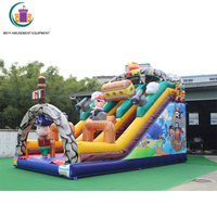 Tobogán de agua inflable de pirata personalizado, gigante, para verano, piscina
