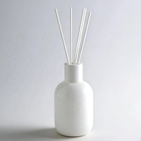 Diffuseur sans flamme en porcelaine blanche, diffuseur en céramique en forme de boule ronde, écologique, personnalisé, cadeau de fête et de festival, décoration
