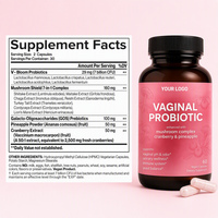 Approvisionnement direct usine : Probiotiques féminins personnalisés pour femmes, soin naturel, 30 capsules, complément alimentaire pour l'équilibre du pH urinaire