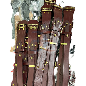 Cinturones de Cuero Sam Browne Resistentes y Ecológicos para Uso Formal con Accesorios de Aleación para Espada, Ancho de 2 1/4 Pulgadas, Venta al por Mayor - Product Image 3