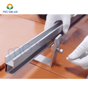 Алюминиевый профиль для крепления солнечных панелей, алюминиевая направляющая для системы монтажа солнечных панелей - Product Image 6