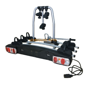 Support de vélo en aluminium, support de boule d'<span class=keywords><strong>attelage</strong></span> de vélo avec lumières pour support de <span class=keywords><strong>porte</strong></span>-vélo d'<span class=keywords><strong>attelage</strong></span> de voiture <span class=keywords><strong>3</strong></span> - Product Image 1