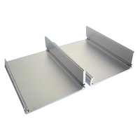 Boîtier en aluminium pour dissipateur thermique d'usine, boîtier de contrôleur de pilote LED, boîte métallique, boîtier en aluminium, boîte à corps séparé