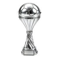 Trofeo de Fútbol de Resina Grande al por Mayor, Chapado en Oro, Plata y Bronce, Copa de Campeón de Fútbol Personalizada para Campeonato de Liga, de Fábrica