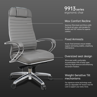 Chaises de direction en cuir Charmli Boshqaruv Stuli, chaises de bureau ergonomiques, Chefsessel Leren Directiestoel