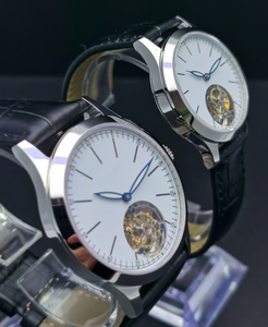 นาฬิกาข้อมือผู้ชายคุณภาพสูง ดีไซน์ล้อหมุน ตัวเรือนสแตนเลส สตีล กลไก Peacock Movement ผลิตในจีน ยี่ห้อ Seagull ระบบ Tourbillon - Product Image 6