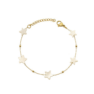 Stainless Steel Star Clavicle Necklace And <b>Bracelet</b> <b>Set</b> For Women Gift Elegant Jewelry Fashion Accessories - Product Image 5