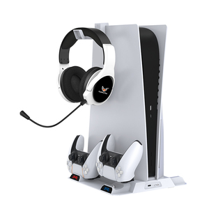 Station de charge de refroidissement multifonctionnelle PS5 Support de chargeur vertical PS5 avec ventilateur de refroidissement pour Sonly <span class=keywords><strong>Playstation</strong></span> 5 - Product Image 3
