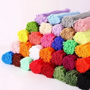 Tira de Lana Encriptada de 7mm, Estilo Macaron, Hecha a Mano, de Fibra Densa, para Manualidades Infantiles (4-6 Años), Material para Ramos de Flores DIY - Product Image 5