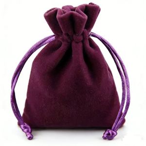 Rose <b>pink</b> Velvet Drawstring <b>Bags</b> 4x6 Glossy Small Velvet Cloth Gift <b>Bags</b> Jewelry Pouch for Storage Wedding <b>Party</b> Favor Christmas - Product Image 4