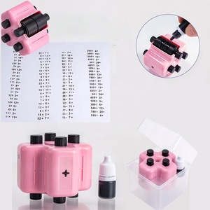 Giocattolo per bambini sigilla quattro in una sottrazione in 1000 alunni domande di pratica <span class=keywords><strong>matematica</strong></span> timbro a rullo digitale - Product Image 1