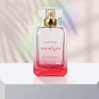 Nouveau design de luxe, flacon diffuseur de parfum vide en verre carré de 50 ml, imprimé sérigraphié, fabricant