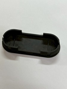 Embout de tube ovale premium 97*40*15 en plastique noir, capuchons de protection pour meubles, quincaillerie, service OEM - Product Image 3