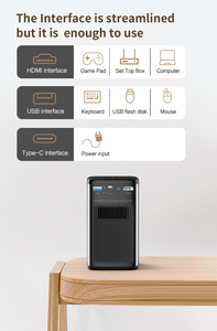 Tốt Nhất Bán M3 Được Xây Dựng Trong Pin 540P Bt5.0 Android Phiên Bản Không Dây 4K 3D Rạp Chiếu Phim Gia Đình Bên Có Thể Sạc Lại Máy Chiếu - Product Image 2