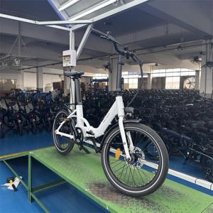 Bicicleta <span class=keywords><strong>El</strong></span>éctrica Plegable Portátil sin Escobillas con Asistencia al Pedaleo, Blanca, para Conexión con <span class=keywords><strong>el</strong></span> <span class=keywords><strong>Metro</strong></span>, Compras, Paseos Urbanos y Ocio - Product Image 4