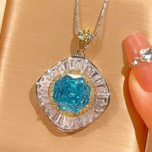 Fashion Jewelry Eco-friendly Copper Gold Plated 14-10mm Zircon Floral Pendant <b>Earrings</b> Ring Set for Everyday Wear - Product Image 4