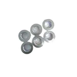 Arandela de tuercas autoajustables huecas con brida remachada prensada redonda moleteada de diamante pulido galvanizado - Product Image 3
