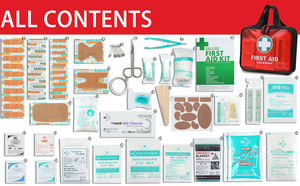 Trousse de premiers soins imperméable pour la maison, trousse de premiers soins imperméable avec fournitures médicales d'urgence - Product Image 6