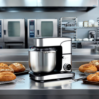 Batteur sur socle électrique commercial SOHEF 2800W 16QT OEM personnalisé pour aliments, fonctionnement continu 24h/24 et 7j/7, engrenage métallique, certifié CE, écran tactile LED 12