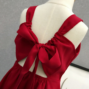 ชุดครอบครัวฤดูร้อนแบบใหม่ สีพื้น แขนกุด ชุดแม่ลูกหวานๆ สำหรับพ่อแม่และลูก - Product Image 6