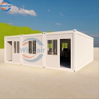 WinFair Maisons Préfabriquées Amovibles, Modules d'habitation, Conteneurs Pliants pour Studio de Jardin / Bureau de Jardin