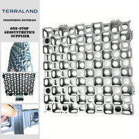 Grille de pavage perméable écologique pour drainage des eaux pluviales et aménagement paysager