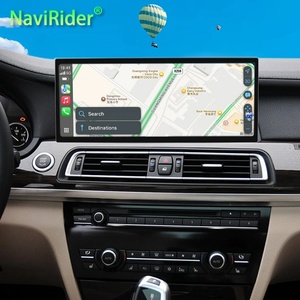 หน้าจอวิดีโอขนาด 15.8 นิ้ว สำหรับรถยนต์ BMW ซีรีส์ 7 รุ่น F01 F02 ปี 2011-2017 ระบบแอนดรอยด์ 15 เครื่องเล่นวิดีโอ สเตอริโอ จีพีเอส นำทาง วิทยุติดรถยนต์ ระบบไร้สาย Carplay 4G - Product Image 1