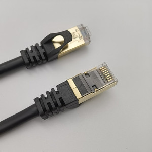 Cable de conexión redondo categoría 8, cable de red Cat8, cable gigabit de alta velocidad para uso doméstico y exterior, de cobre sin oxígeno, blindado, categoría 8, twi - Product Image 3