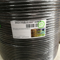 Cable Coaxial Belden RG6 18AWG de Cobre Desnudo Recubierto de Acero de Alta Calidad y Alto Rendimiento, Impedancia de 75 Ohmios, Revestimiento de PVC, Modelo 3092A