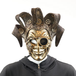 Masque <span class=keywords><strong>de</strong></span> <span class=keywords><strong>clown</strong></span> steampunk <span class=keywords><strong>de</strong></span> haute qualité pour les fêtes d'Halloween, les événements costumés, les déguisements, la décoration <span class=keywords><strong>de</strong></span> costumes - Product Image 2