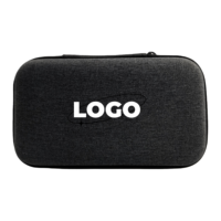 Étui de rangement de voyage à fermeture éclair en EVA rigide pour câble de batterie externe - Durable, étanche, antichoc, portable 17,5x10x5cm