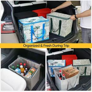 Sacs isothermes portables personnalisés avec logo pour pique-nique, camping, repas et bento – Vente en gros - Product Image 2