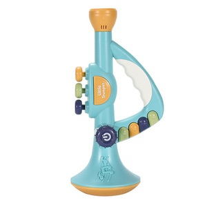 Instruments de musique pour enfants, trompette électronique avec couleur macaron - Product Image 1