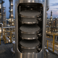 Emballage structuré en métal Pingxiang Dai-Er 250Y pour colonne de distillation, traitement sur mesure pour la pétrochimie