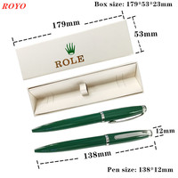 Ensemble de stylos à bille de luxe en métal fin de haute qualité, cadeau promotionnel d'affaires BP-703 pour la catégorie des stylos à bille