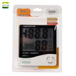 HTC-1 Digital Indoor Thermometer Hygrometer LCD <b>Large</b> Display Battery Powered Temperature Monitor Household Use - Product Image 4