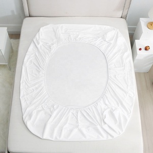 Protège-<span class=keywords><strong>matelas</strong></span> <span class=keywords><strong>imperméable</strong></span> en aluminium, sur-<span class=keywords><strong>matelas</strong></span> lisse, Style ajusté, couverture de lit - Product Image 2