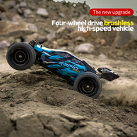 RTS SCY-16201PRO Coche RC sin Escobillas de 70 Km/H, Vehículo Todoterreno a Escala 1/16, 4WD 2.4Ghz, Coche de Carreras Eléctrico a Control Remoto, Juguetes para Regalo