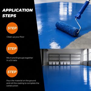 Revêtement de sol en polyuréthane résistant aux UV, aux intempéries et au jaunissement, super résistant à l'usure, pour terrasse extérieure, surface au sol extérieure - Product Image 2