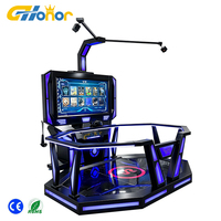 Machine de jeu d'arcade VR 9D avec plateforme de tir Mars, fonction de marche et réalité virtuelle, pour centre commercial intérieur