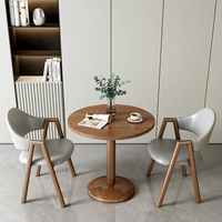 Chaise de table de réception moderne pour petit appartement Combinaison simple et de loisirs Thé au lait Café Table à manger pour balcon
