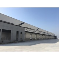 Almacén Logístico de Cadena de Frío con Estructura de Acero Prefabricada - Edificio de Gran Envergadura para Mariscos, Alimentos Congelados, Taller, Garaje, Nave