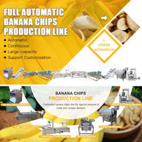 Machine de friture de chips de banane plantain à technologie avancée Machine de traitement de chips de plantain